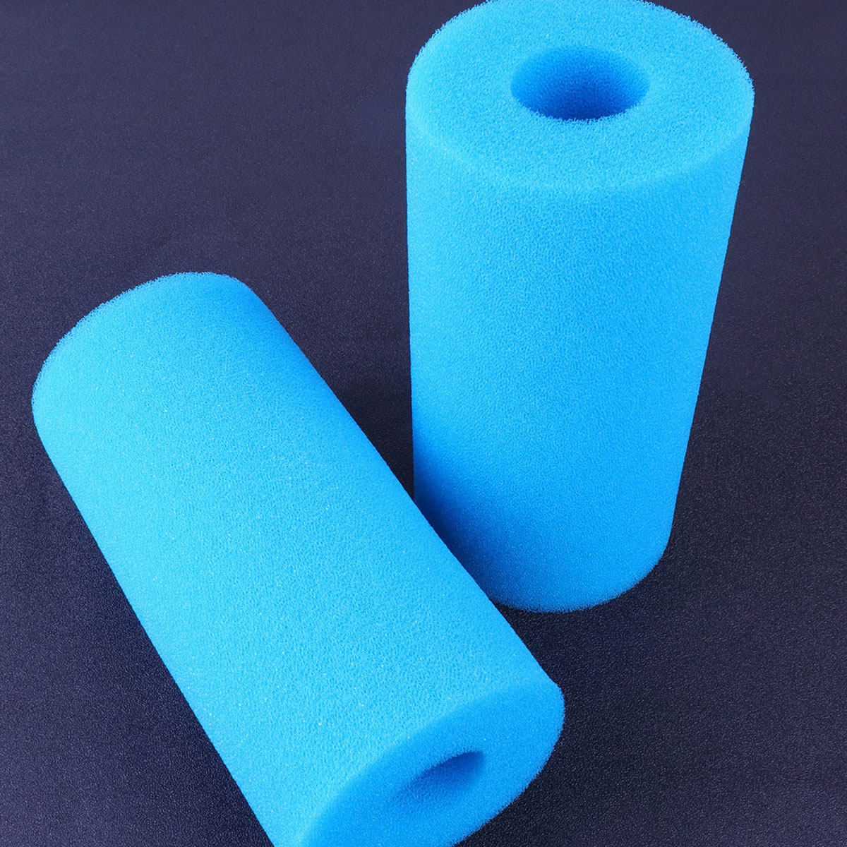 Fish Tank Filter - 4 Adet Filtre Süngeri, Mavi Renk,