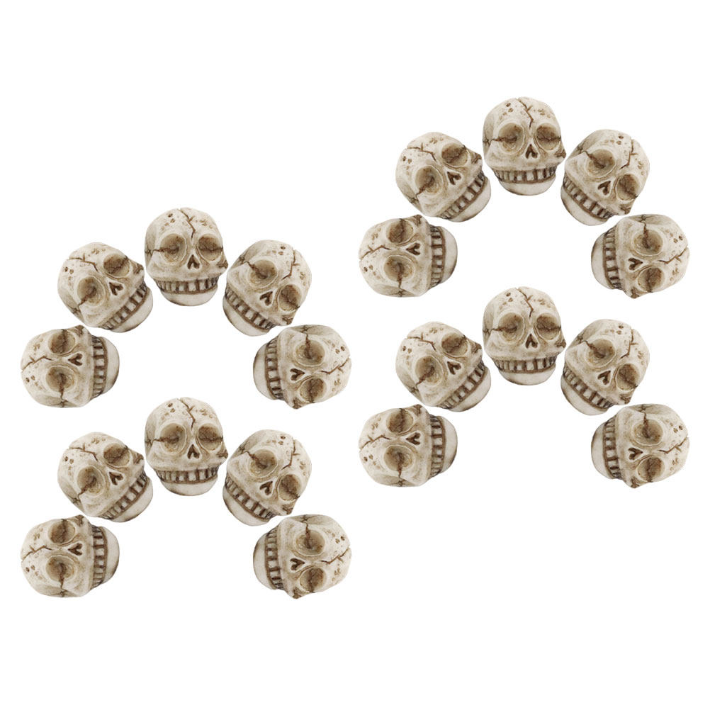 Aquarium Decor - 20 Adet Reçine, Güler Yüzlü Kafatası